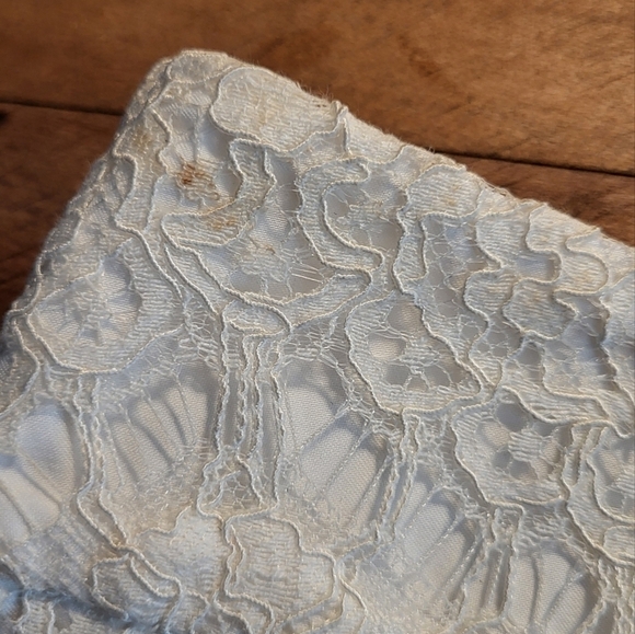 The Kooples Cream Lace Front Fold Mini Skirt Size 6 - Picture 10 of 11